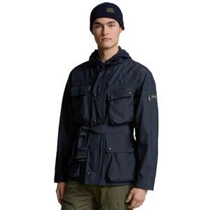 NEW $798 Ralph Lauren RLX Kline Jacket! L or XXL Navy Seam Sealed Raincoat Shell